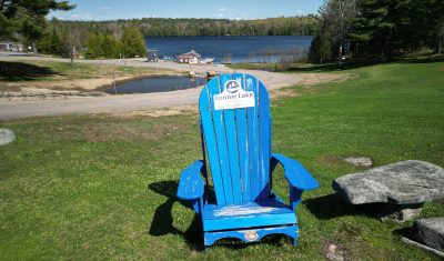 Take a Seat & a Selfie at Bonnie Lake Resort! Own or Rent at Muskoka Lakeside Resort Cottage