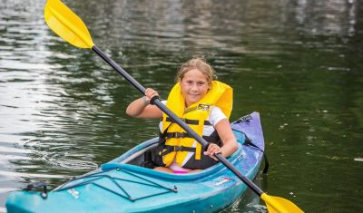 Watersports galore and included at Shamrock Bay Resort!