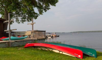 Canoes and Kayaks available for rent, free of charge for our cottage owners and cottage renters!