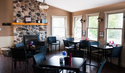Grab a quick bite or enjoy a quiet place to chat at our Cafe