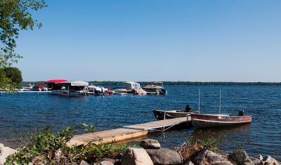 There are a few islands where our families like to drop anchor and picnic