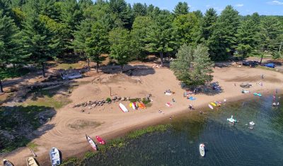 Enjoy the beach life at Bonnie Lake Resort in Muskoka | Lakeside All-Inclusive Resort Cottage