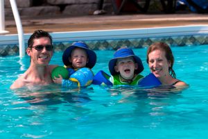 Pool time fun the whole family will enjoy!