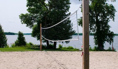 Make new friends and new memories! Start up a game of Beach Volleyball!