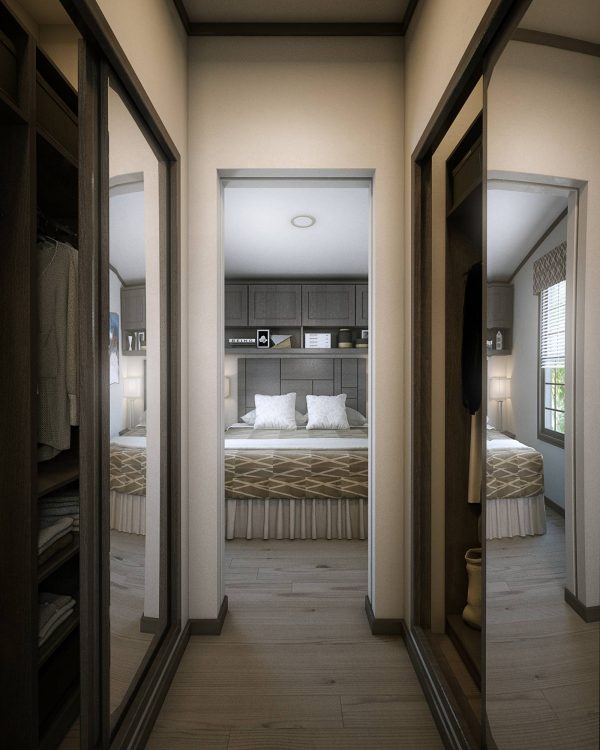 Interior Rendering of Walk-In Closets