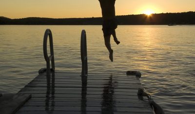 Docks aren't just for boats! Perfect for splish splashing and having fun!