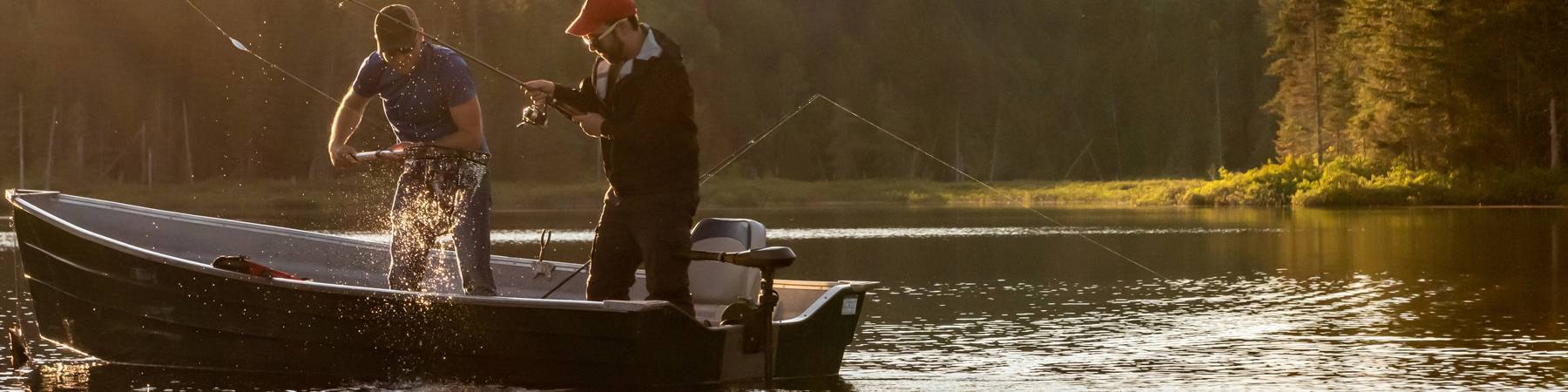 Fishing on Rice Lake at Golden Beach Resort