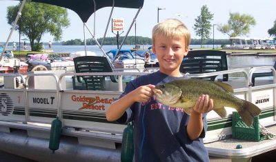 Golden Beach Resort - Fishing on Rice Lake in the Kawarthas