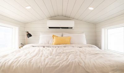 The Ruby Tiny Cottage Loft Style Bedroom