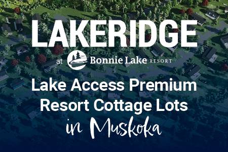 Lake Access Premium Resort Cottage Lots in Muskoka