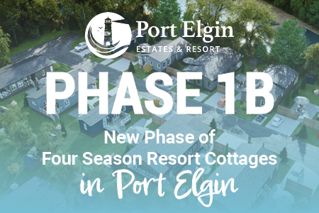 New Phase of Four Season Resort Cottages in Port Elgin
