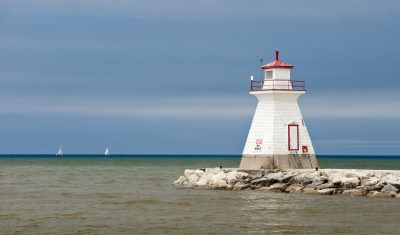 Southampton Front Range Light in Port Elgin Harbour