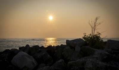 Sunset Over Lake Huron at Port Elgin, Ontario