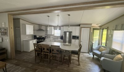 Kitchen front view